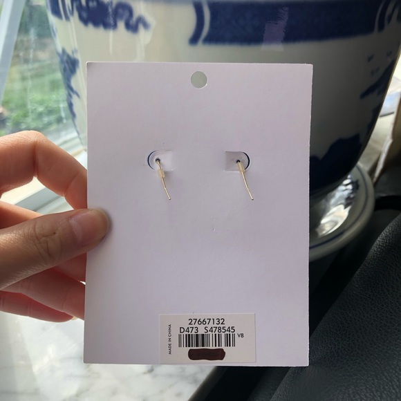 Half Moon Dangle Earrings - Picture 3 of 4